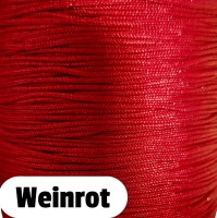Satinschnur 0,8mm weinrot